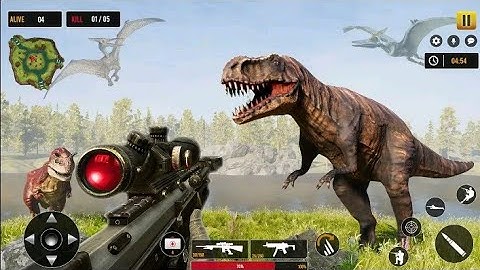 Wild Dinosaur Hunting Gun Games - T-Rex Deadly Dinosaur Hunting Android Gameplay