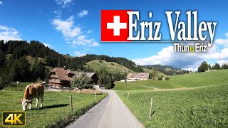 Eriztal (Eriz Valley), Switzerland 🇨🇭 Driving from Thun to Innereriz