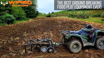 The Best Ground Breaking Food Plot Equipment For A 4 Wheeler Ever!
