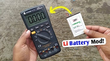 Make Lithium battery+always backlight in Multimeter!!