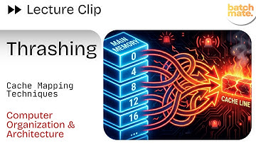 What is Thrashing? The "Performance Killer" in Cache Memory | COA Quick Lecture Clip | Batchmate