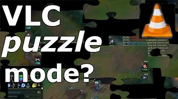 when you get bored with editing and start playing VLC Puzzle Mode