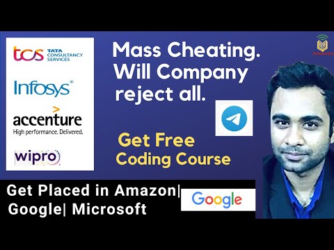 Telegram Mass cheating | to Get Coding Courses for Free| Get Placed in Amazon| Google Microsoft