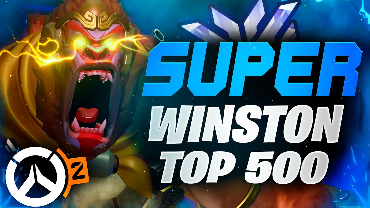 SUPER WINSTON IS STRONG! 39 ELIMS! [ OVERWATCH 2 TOP 500 ]