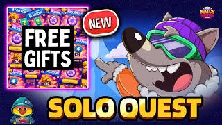 FREE GIFTS + MOUNTAIN TRAIL SOLO QUEST 🔥 WIN x5 SOLO TO REACH THE PEAK | MATCH MASTERS