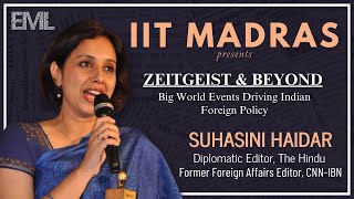 Ms. Suhasini Haidar Live at IIT Madras | #eml #iitmadras #media #journalism #thehindu