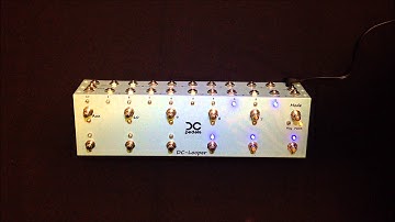 DC Pedals 11 Channel Programmable Bypass Looper