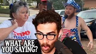 MAGA Gets EMBARRASSED By Simple Questions | HasanAbi Archive