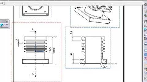 tutorial CATIA V5  Drawingdimensions and title box