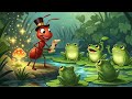 ব্যাঙ বন্ধু টিপু আর টপা’র বৃষ্টি অভিযান !! Frog friends Tipu and Topa's rain expedition #shorts