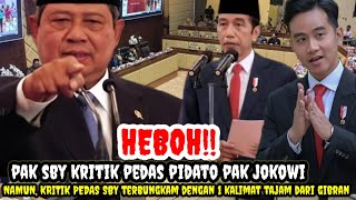 Download Lagu HEBOH‼️SBY KRITIK PEDAS PIDATO JOKOWI, HAL MENGEJUTKAN GIBRAN BUNGKAM KRITIK SBY DAN DI BUAT MALU MP3