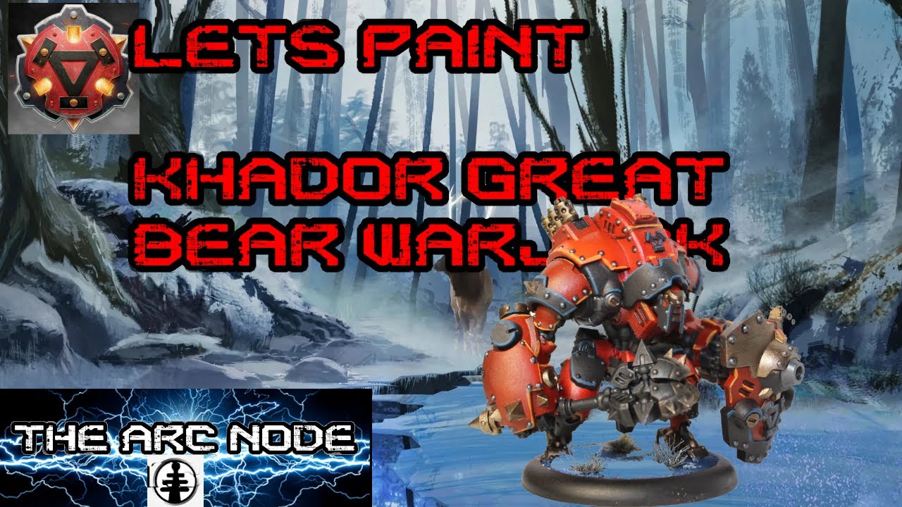 How to paint Khador - Lets paint - Khador Great Bear - YouTube