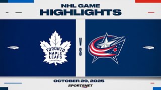 Nhl Highlights Maple Leafs Vs. Blue Jackets - October 29, 2025