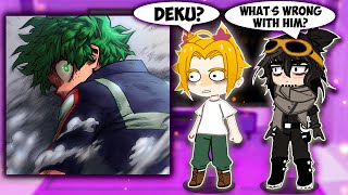 Past Pro heroes react to Izuku Midoriya | Deku | Gacha Club