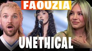 She Does it Again! First Reaction to Faouzia - Unethical (Live)