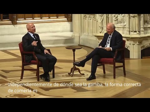 INOCENTADA | Jeff Bezos habla durante un congreso de la gastronomía de Dénia y la Marina Alta