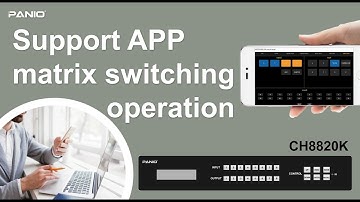 How to use App control matrix switch?