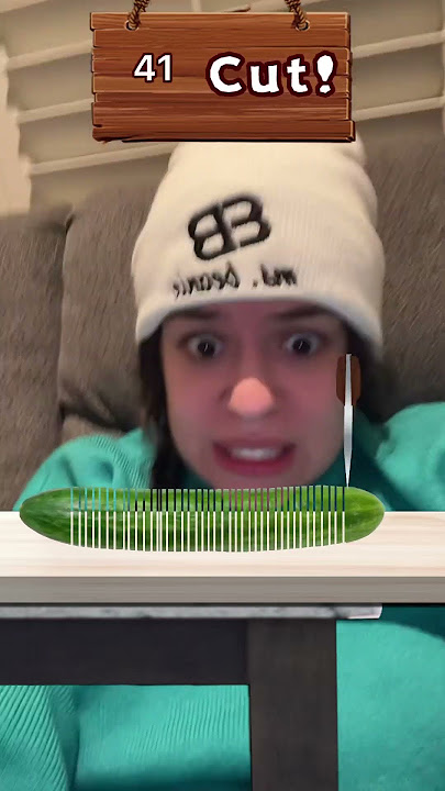 HOW MANY CUCUMBERS CAN I CUT? #msbeanie