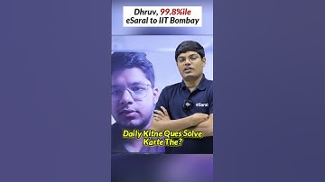 How Many PYQs Daily for JEE Mains 1st Attempt 🤔 Got 99.8%ile 🔥 #shorts #esaral #iit #jee2025 #jee