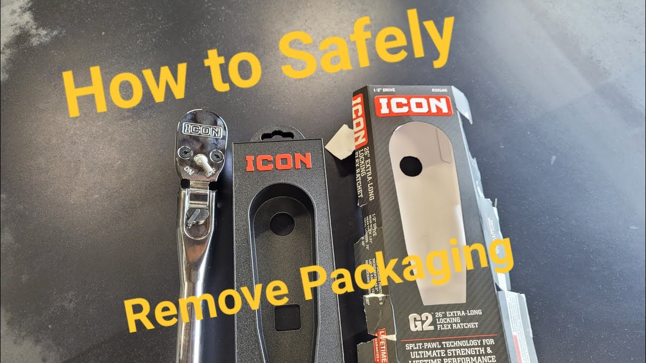 How to Unpackage an ICON G2 Ratchet from Harbor Freight - YouTube