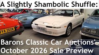A Slightly Shambolic Shuffle: Barons Classic Car Auctions (Manor Park) October Sale Preview