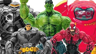 Hulk &amp; Hulkbuster vs Batman &amp; Carnage | Toys Pretend Play Collection Action Figure Story