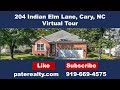 204 Indian Elm Lane, Cary, NC Listed by Brian Pate, Pate Realty Group