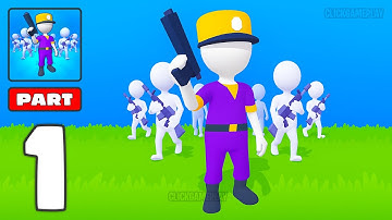 Army War Camp - Battle Game Gameplay Walkthrough Deel 1 - Tutorial Army War Commander (Android, iOS)