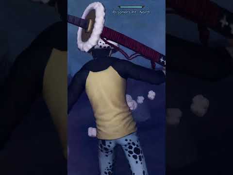 Trafalgar Law sword skills #gaming #shorts