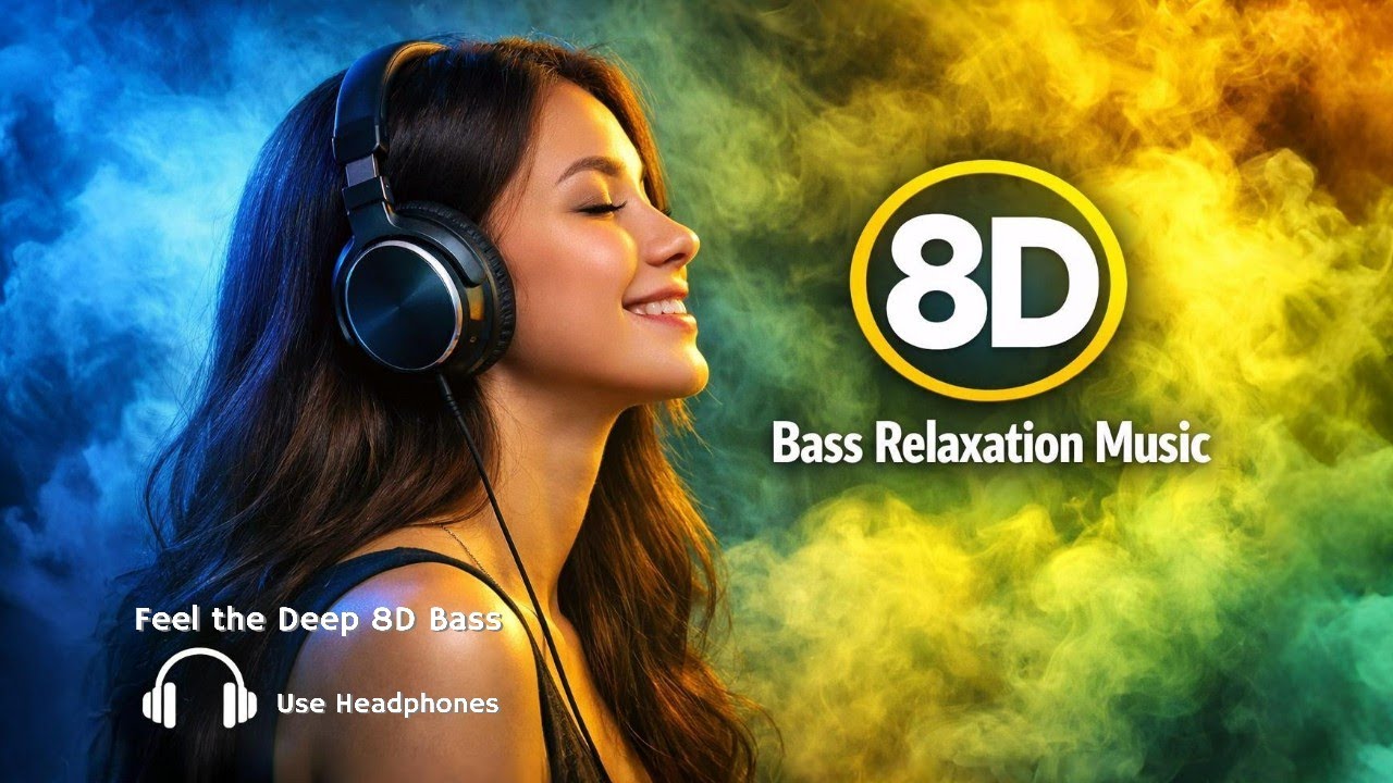 This 8D Bass Will Relax Your Mind Instantly 🎧| Immersive 8D Bass Relaxation 🎧| 8D Bass Therapy Music
