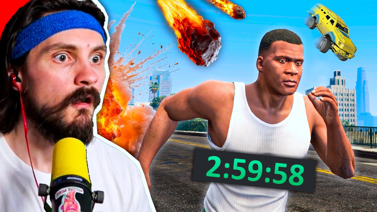 Speedrun GTA mais c'est le CHAOS toutes les 30 secondes