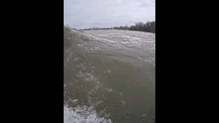 Surfing A Blown Out Lake Erie #cleveland #surf #greatlakesurfing #povsurfing #gopro #lakeerie #ohio