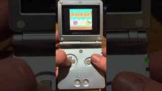 Pokémon Gold Intro on GBA SP Still Hits #pokemongold #retrogaming