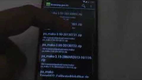 Goo Manager -App Review -Download/Install  ROMs