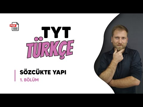 Sözcükte Yapı 1. Bölüm - Ahmet Yener UYSAL - TYT Türkçe 2022