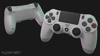 Modelling Dualshock 4 in Maya | Timelapse