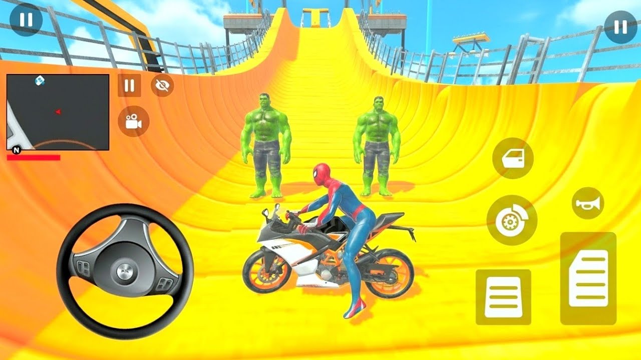 🎮 Indian Theft Aura Simulator-2️⃣ Hulk or   1️⃣ Spider-Man 🤑 Bike and Car Driving -Android Gameplay🎮