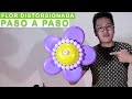 ✅ FLOR 5 PETALOS 🎈 distorcion con globos | PASO A PASO