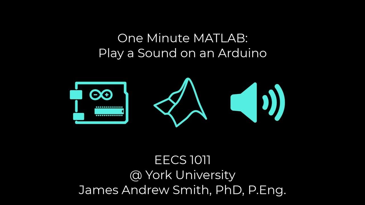 Matlab Minute: Play a sound on an Arduino - YouTube