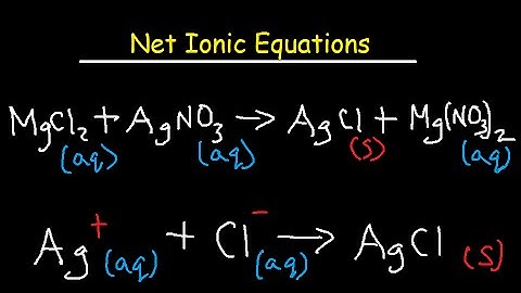 Net Ionic Equation Worksheet and Answers