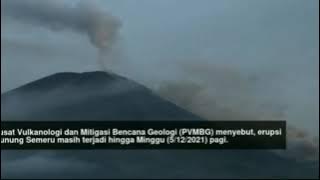 Melihat dari dekat dasyatnya letusan gunung semeru