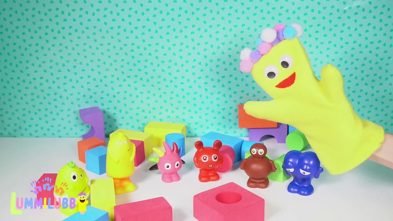 Babblarna bygger med klossar - Lek och busa med Babblarna!