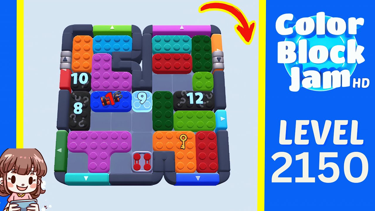 Color Block Jam Level 1220 (2150) Solution Walkthrough