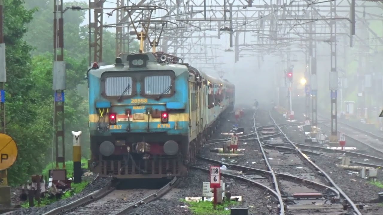 Indrayani Express pushed by Double WAG7 Engine