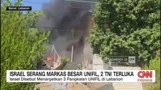 Israel serang Markas Besar Unifil, 2 TNI Terluka