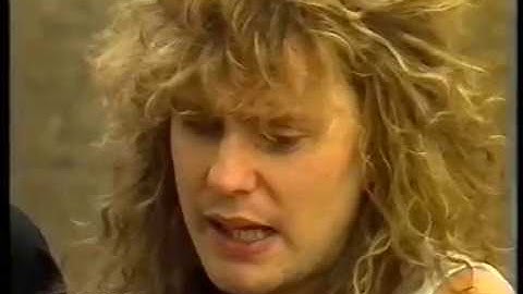 Def Leppard Rick & Sav Interview 1987
