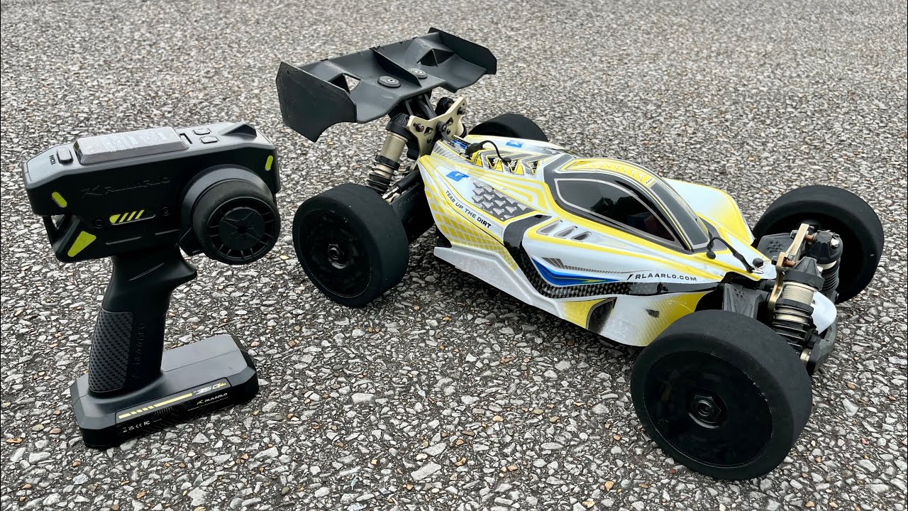 96 MPH @Rlaarlo DSK RTR Speed Run on 6s with Stock Electronics
