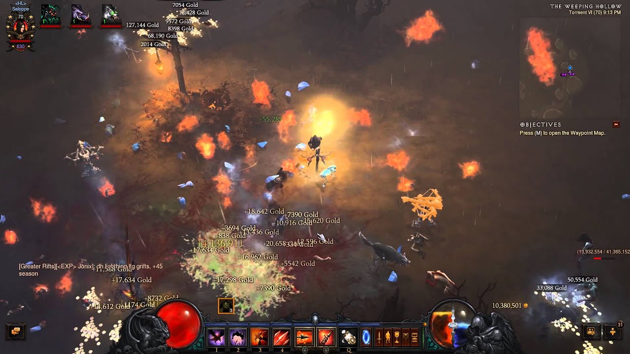 Diablo 3 Insane gold farming, 40 mill gold in 4 min 