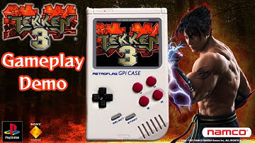 Tekken 3 On GPI Case Raspberry PI Zero W Handheld Video Game Console - RetroPie Guy Gameplay Demo