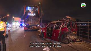 TVB News | 31 Mar 2026 | 2 people killed in traffic accident on Tsing Ma Bridge